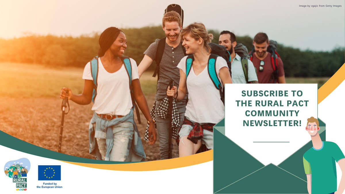 📩Do you want to keep up with the latest #RuralPact &amp; #RuralVisionEU updates? bit.ly/4cHjh2x

👉Become a member of the Rural Pact community to receive the monthly newsletter, and a wealth of knowledge-sharing &amp; networking opportunities, straight to your inbox!