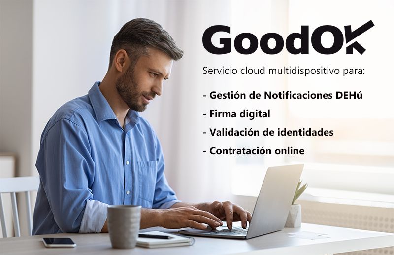 AddaliaTech's tweet image. GoodOk, servicio en  la nube compatible con múltiples dispositivos: 

- GoodOk Notifica: Para recibir y gestionar notificaciones #DEHú. 
- GoodOk Firmas: Para la firma online de documentos.
- GoodOk #Onboarding: Valida online identidades. 

addalia.com/goodok/