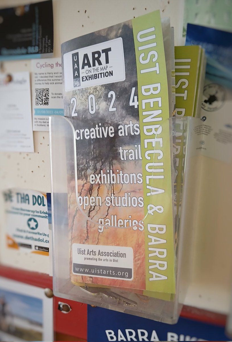 Art on the Map leaflets back in stock at the <a href="/CalMacFerries/">CalMac Ferries</a> Eriskay terminal.

<a href="/UistArts/">Uist Arts Association</a> #eriskay #artonthemap