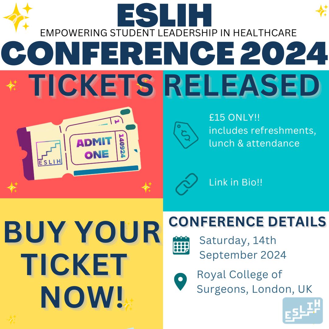 ESLIHConference's tweet image. 💥 TICKET SALES ARE LIVE NOW! 💥
SEE LINK TO BUY - linktr.ee/eslihconference