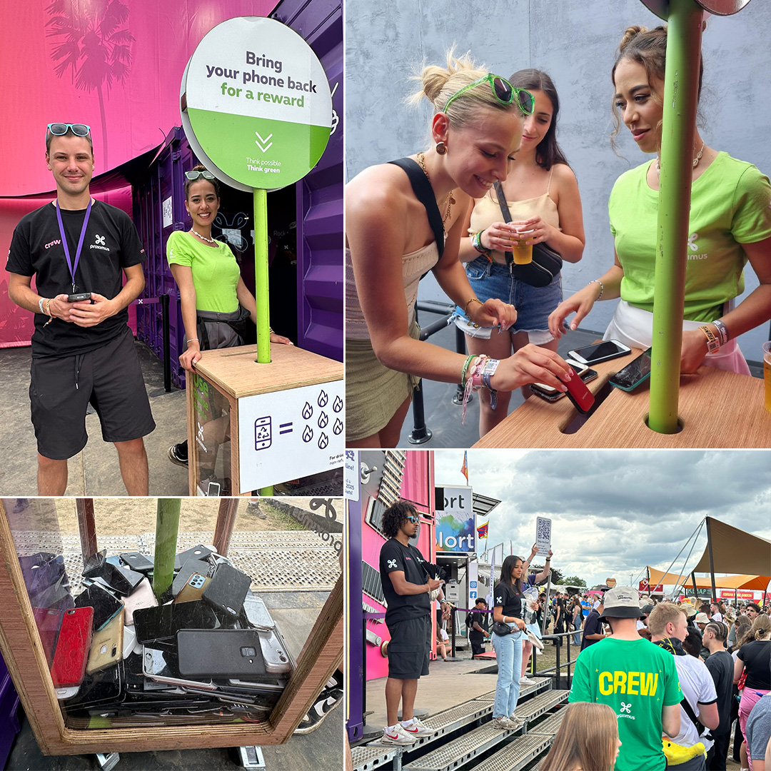 ProximusGroup's tweet photo. 📱3.264 ! C'est le nombre d'anciens téléphones portables que nous avons collectés dans le cadre de notre campagne #UseReuseRecycle aux @LESARDENTES ! ♻️ Une campagne que nous avions déjà initiée en 2023 avec beaucoup de succès.✨ Merci à tous ceux qui ont participé ! 🙏 https://t.co/QaNng5mL96