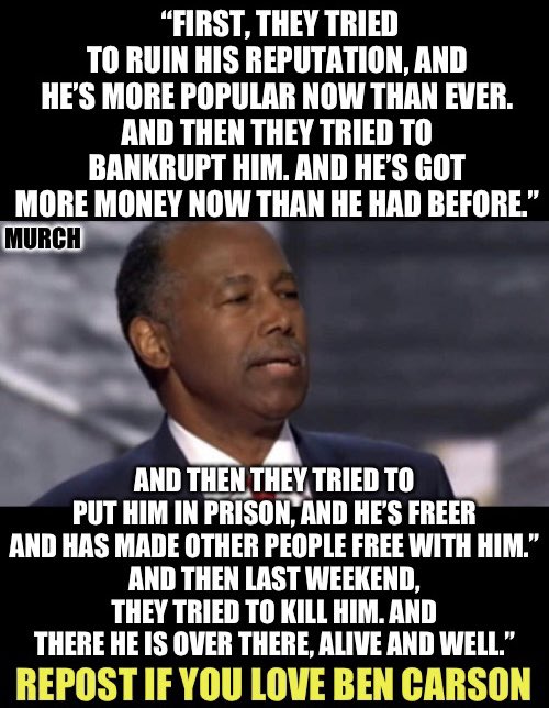 TheEXECUTlONER_'s tweet image. Epic speech given by Dr. Ben Carson. What a man. 

Who respects and just loves everything about Ben Carson? 🙋‍♂️