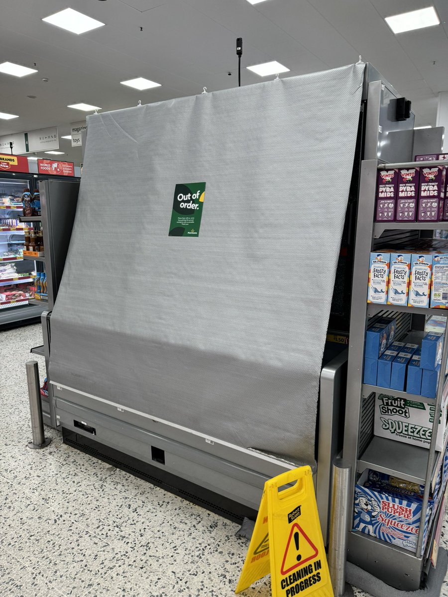 jamiemcbride87's tweet photo. I love being able to pop into @Morrisons, such a fantastic selection, conveniently available. Sarcasm aside, this is your Edinburgh Portobello Road store, and this is pretty bloody ridiculous and not uncommon. Can’t believe the decline in the store over the last couple of years. https://t.co/ucRou4iRI8