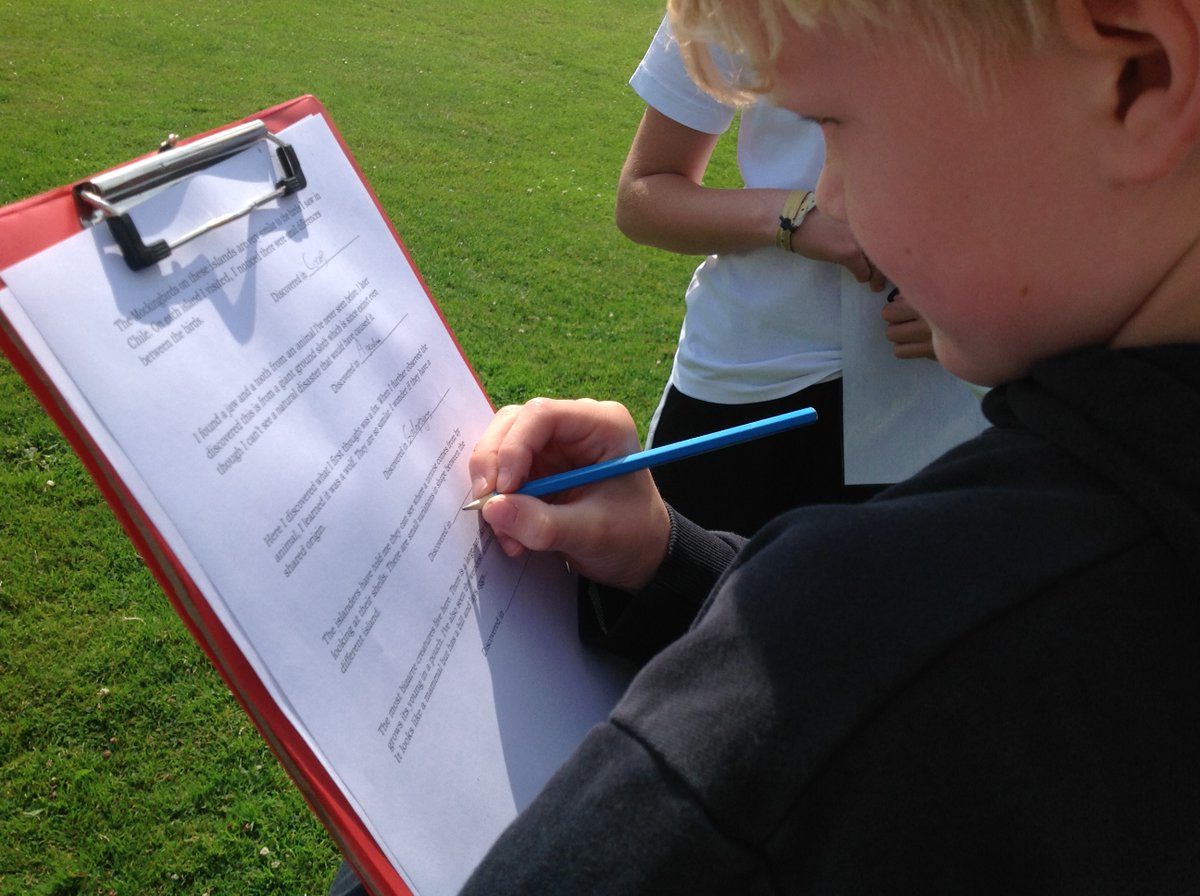 CrocClass's tweet image. In Year 5 today, we have travelled back in time and recreated Darwin's voyage on which he made many of his scientific discoveries as the last of our influential Victorians!  We gathered our provisions then followed the map to find out about what he discovered. @WillowsCE