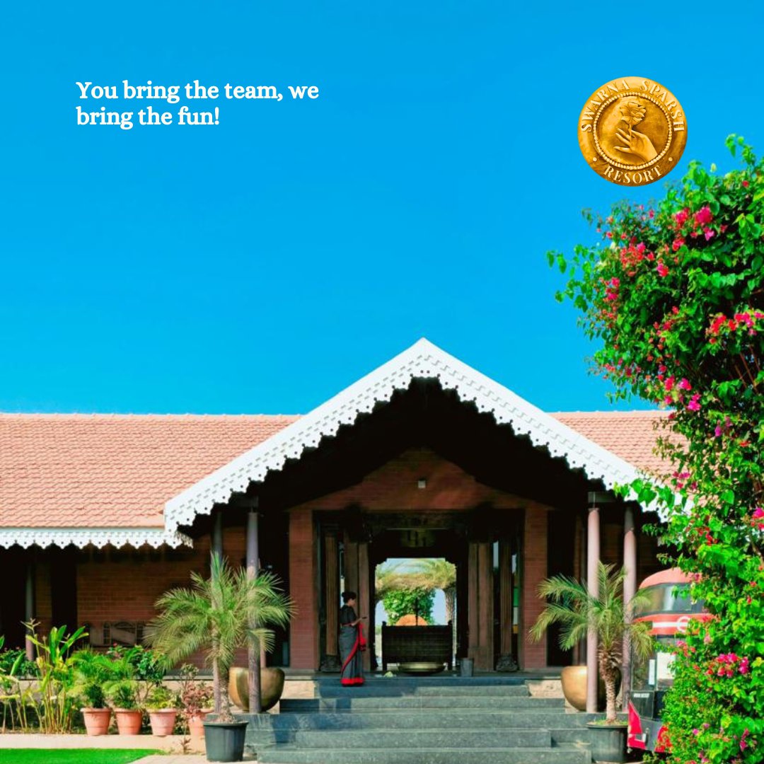 SwarnaSparsh's tweet photo. Ready for a team day out that’s more than just meetings? Swarna Sparsh is where work meets play in the best way.

#swarnasparshresort #TeamdayOut #WorkPlay https://t.co/InI6nodswT