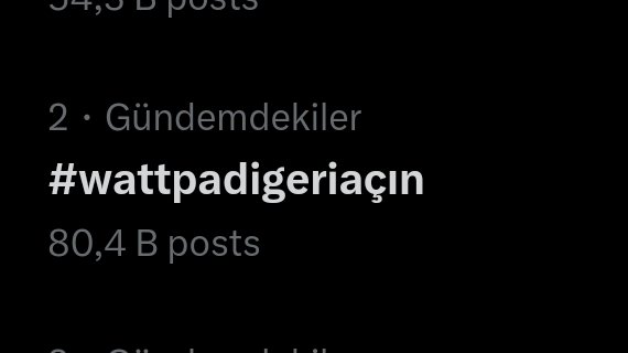 Bu tag ilk açıldığında sadece 3 kişiydik. Şu an 80bin twit var. Dayanışma yaptık diye arttı. Dayanışmayı bırakmayın hadi devam edin harikasınız #wattpadigeriaçın