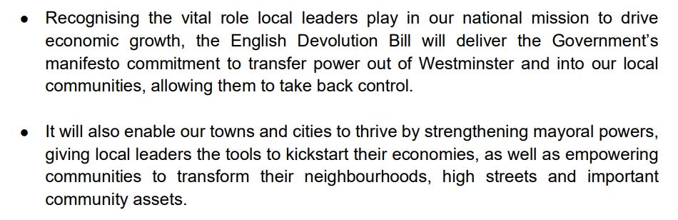 This #KingsSpeech can't be underestimated as a signal of intent for a government that recognises local leaders as vital partners in delivering the growth everywhere mission. /1