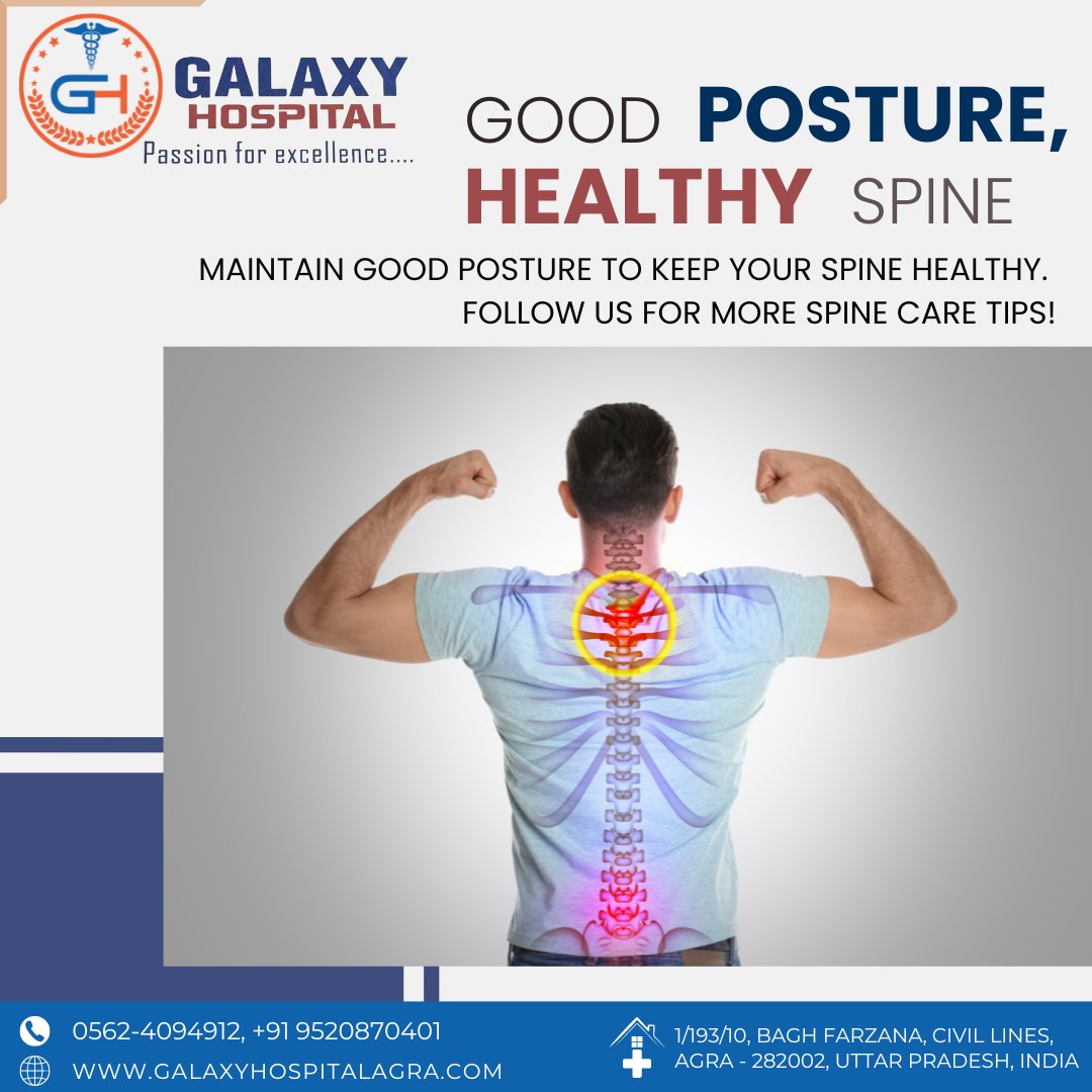 galaxymark35601's tweet image. We&apos;re on a mission to build stronger, healthier spines! Visit us at Galaxy Multi-speciality Hospital for personalized care and treatment. #spinalwellness #backcare #HealthySpine #PosturePerfection #BackHealth #SpineCare #Orthopedics #PhysicalTherapy  #HealthTips #GalaxyHospital