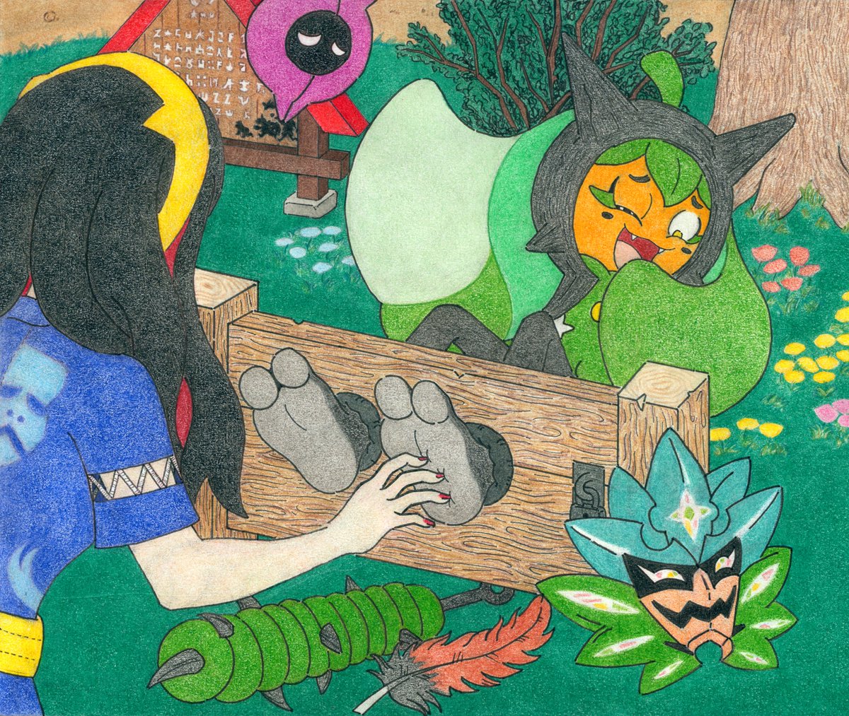 Ogerpon's reign of terror over Kitakami is, after many years, finally over, and now, it will atone with lots of ticklish suffering.