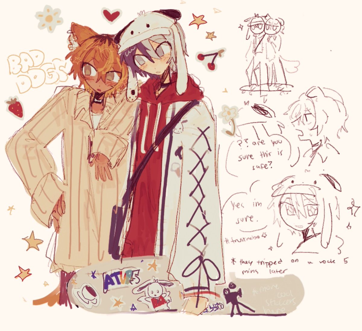 emunenenes's tweet photo. you know ive been drawing absolutely nothing when i have to pull out a week old drawing from priv 🥞☕️.. https://t.co/nfOnEItDuo