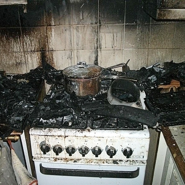 We're urging everyone to make sure nothing is ever placed on the hob, even when not in use, and flammable materials such as tea towels or plastic containers are kept well away from your cooker.  

It’s really easy for an accidental fire to start and quickly spread out of control.