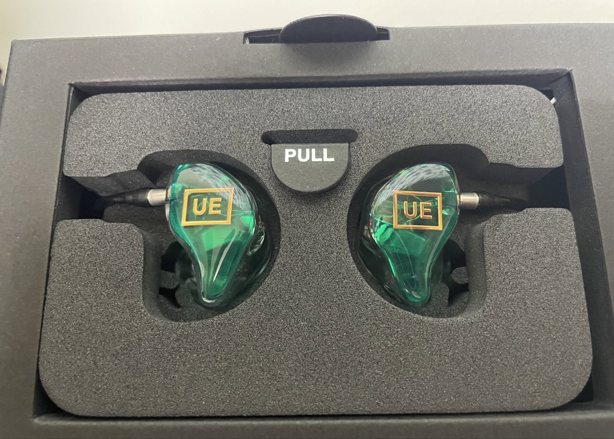 aoi_w2's tweet photo. 5月末に注文して〜耳型とって〜やっと着弾したわたしのﾊｼﾞﾒﾃのCIEM。待ってた。見た目良し着け心地良し音良し幸せ〜。 https://t.co/3jBVwf3fBF