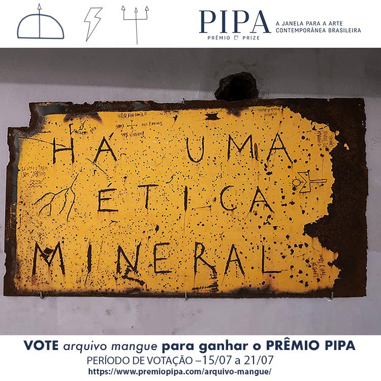 IÓ PÚBLICO! 2 grandes artistas do teatro oficina estão concorrendo ao prêmio PIPA 2024 y nós gostaríamos de contar com o seu voto ❤️‍🔥 camila mota y cafira zoé estão no páreo com o seu duo de trabalho em artes visuais transmídia chamado ARQUIVO MANGUE 🏳️‍🌈🦀🪁premiopipa.com/arquivo-mangue/