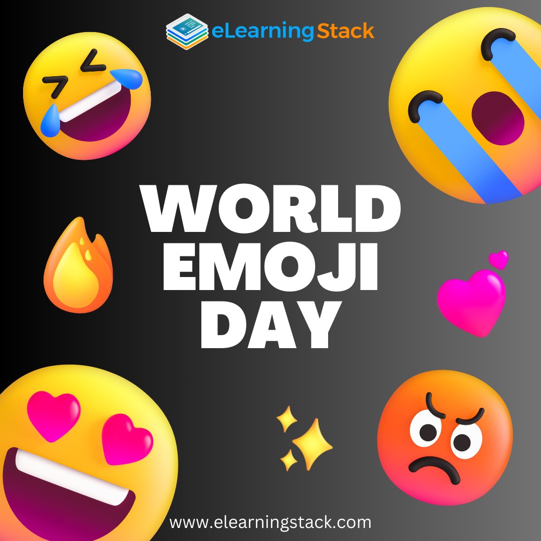 Elearningstack's tweet image. Let's celebrate the universal language of emojis and spread smiles across the globe! 😄🎉
#WorldEmojiDay #elearningstack