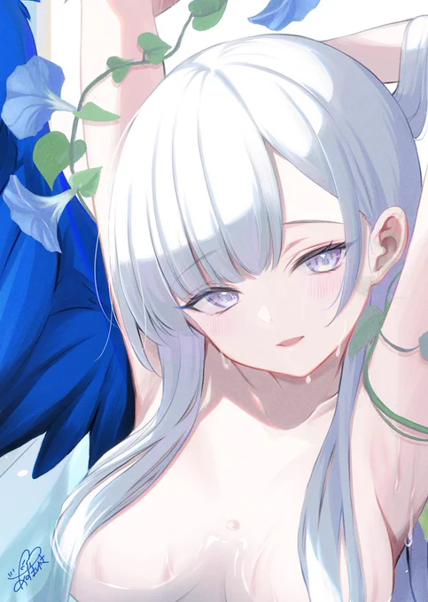 7月17日発売「E☆2 frontier Vol.10」のグラビア&インタビュー企画に"水"をテーマに描かせて頂きました 久しぶりのE☆2掲載です～! 直筆サイン入り複製原画の誌上通販もありますので 本誌でがっつり全身見て頂けると嬉しいです