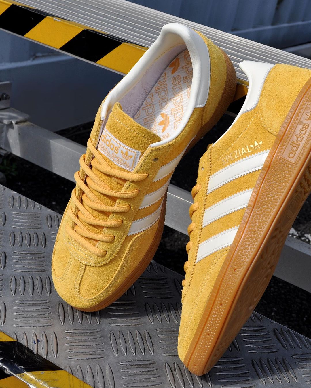 Adidas spezial yellow best sale