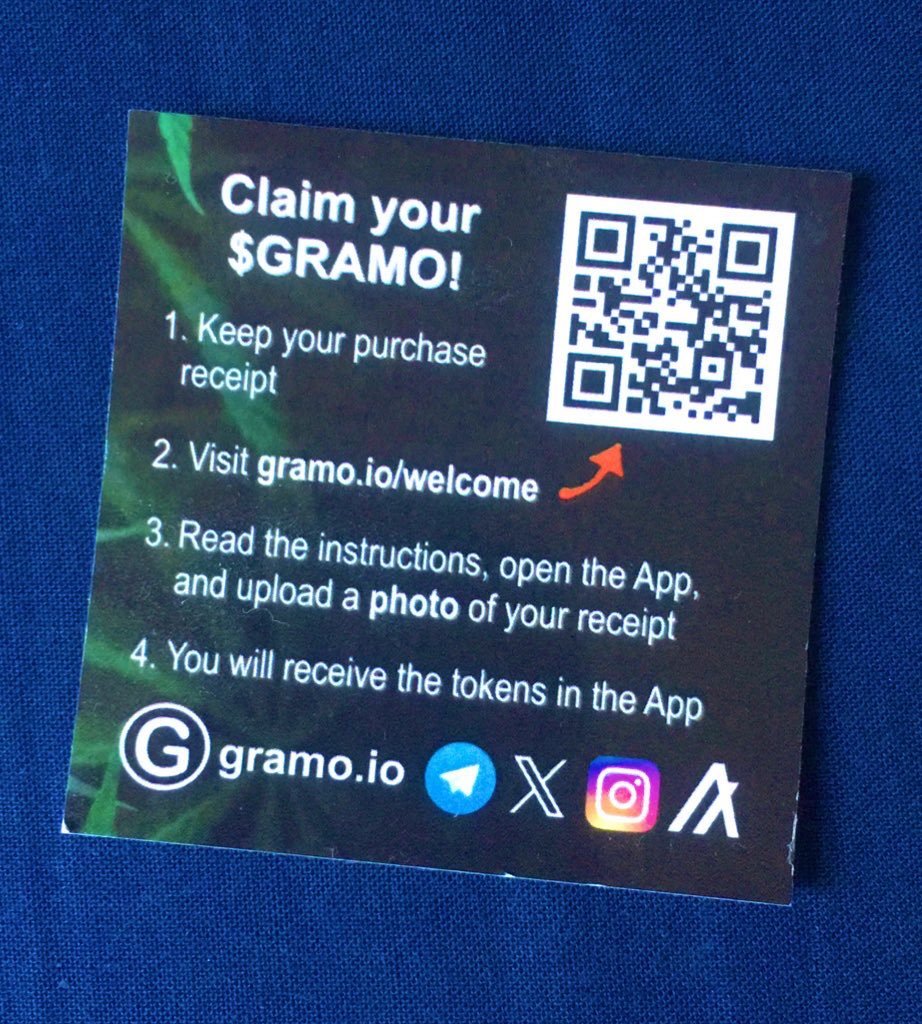 gramo_io's tweet photo. Buy cannabis products at any shop in the world

Use Gramo App to upload the cash receipt or invoice

Receive $GRAMO tokens

Enjoy

Repeat

It's easy 

It's #Algorand https://t.co/BTDrH3gLle