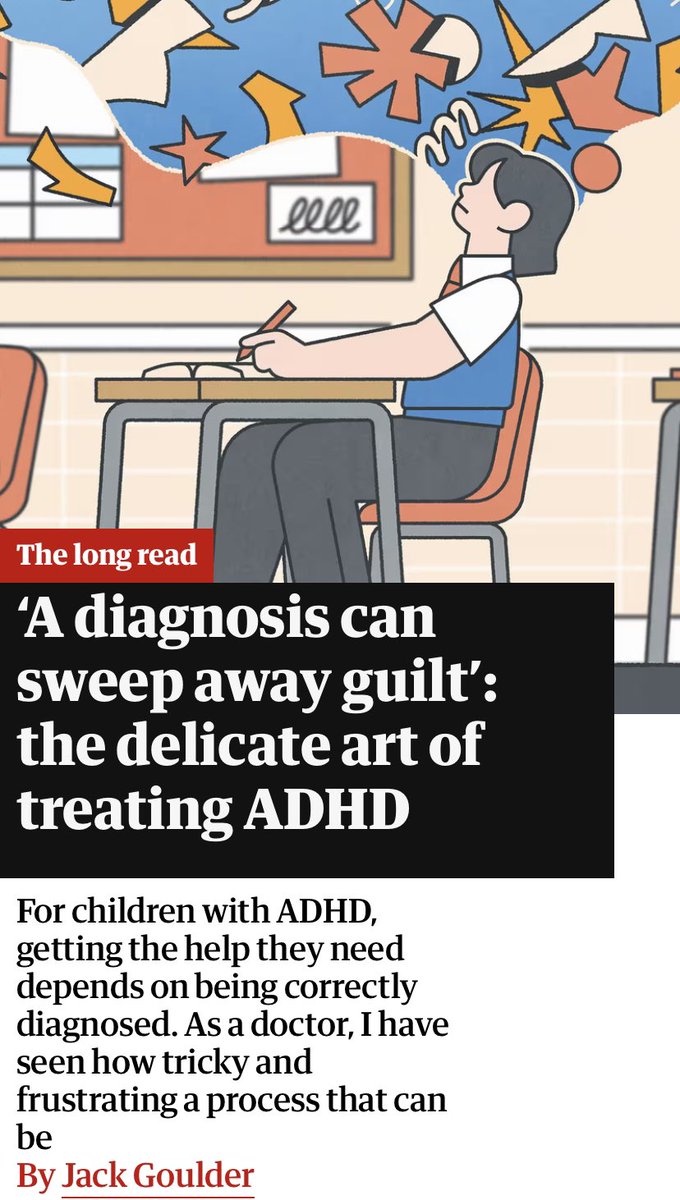 The Neurodiversity Charity ADHD Foundation (@adhdfoundation) on Twitter photo En excellent article by Jack Goulder in The Guardian about the complex issues impacting on young people living with ADHD <a href="/gdnlongread/">The Guardian Long Read</a> <a href="/tonylloyd50/">Tony Lloyd</a> @anita_thapar1 <a href="/CYPMentalHealth/">Children & Young People's Mental Health Coalition</a> <a href="/JoPlattLeigh/">Jo Platt</a> <a href="/kimleadbeater/">Kim Leadbeater MBE MP</a> <a href="/_OliviaBlake/">Olivia Blake MP</a> <a href="/alexsobel/">Alex Sobel MP for Leeds Central and Headingley</a> <a href="/PSNeurodiverse/">Neurodiverse Pub Sec</a>
theguardian.com/society/articl… En excellent article by Jack Goulder in The Guardian about the complex issues impacting on young people living with ADHD <a href="/gdnlongread/">The Guardian Long Read</a> <a href="/tonylloyd50/">Tony Lloyd</a> @anita_thapar1 <a href="/CYPMentalHealth/">Children & Young People's Mental Health Coalition</a> <a href="/JoPlattLeigh/">Jo Platt</a> <a href="/kimleadbeater/">Kim Leadbeater MBE MP</a> <a href="/_OliviaBlake/">Olivia Blake MP</a> <a href="/alexsobel/">Alex Sobel MP for Leeds Central and Headingley</a> <a href="/PSNeurodiverse/">Neurodiverse Pub Sec</a>
theguardian.com/society/articl…