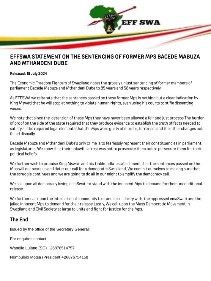 We shall not surrender the call for democracy in our homeland of our forefathers.