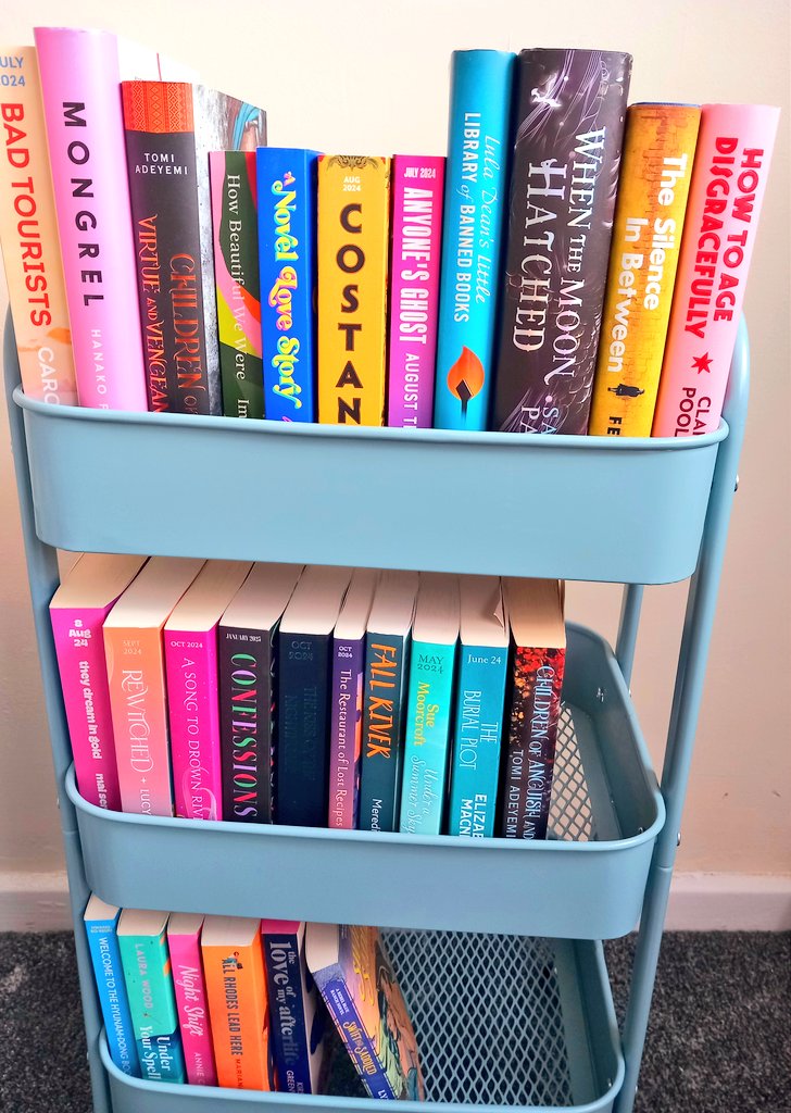 ReadsRina's tweet photo. Morning lovelies π I finally rearranged my book trolley last night and feel so much better for it! Dare I say it, but I feel like I have a system for managing my tbr now! π #BookTwitter #Bookcart #BookTrolley #Tbr https://t.co/lTPMZXlvyX