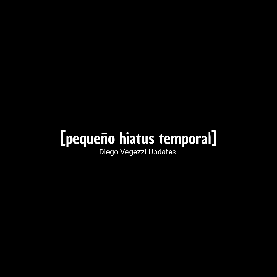 UpdateVegezzi's tweet photo. Espero todos estén muy bien!

Una disculpa de antemano por estar fuera del Updates, no hemos podido actualizar más sobre los proyectos de Diego.

Aunque estaremos inactivos igualmente podremos responder por interno cualquier cosa que necesiten!

Nos vemos en par de días. 🫂 https://t.co/kvrbKANjZe