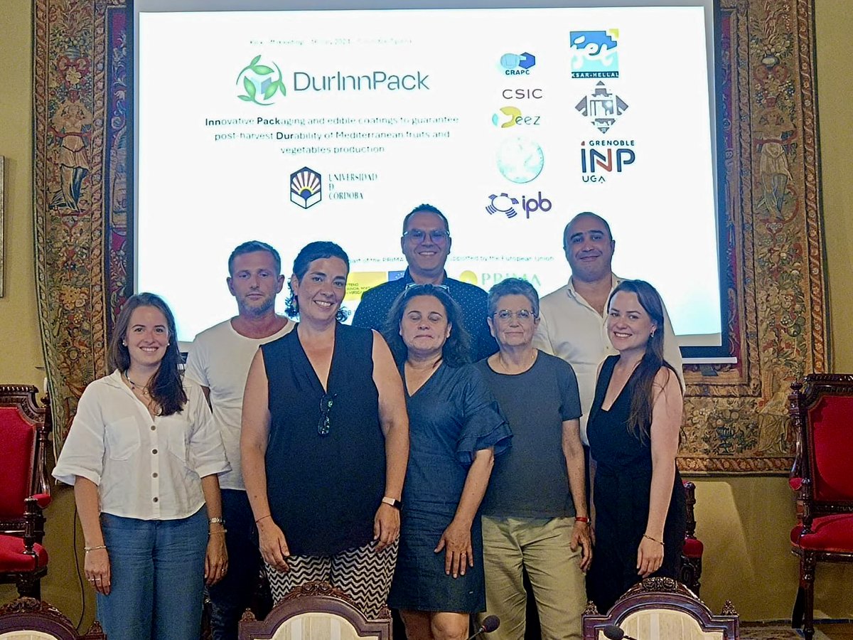 Allá vamos!  Here we go!   On y va!   Ci siamo!  Vamos lá!
Kick-off meeting DurInnPack project  "Innovate Packaging and edible coatings to guarantee post-harvest  Durability of Mediterranean fruits and vegetables production" part of the PRIMA Program supported by EU (call 2023)