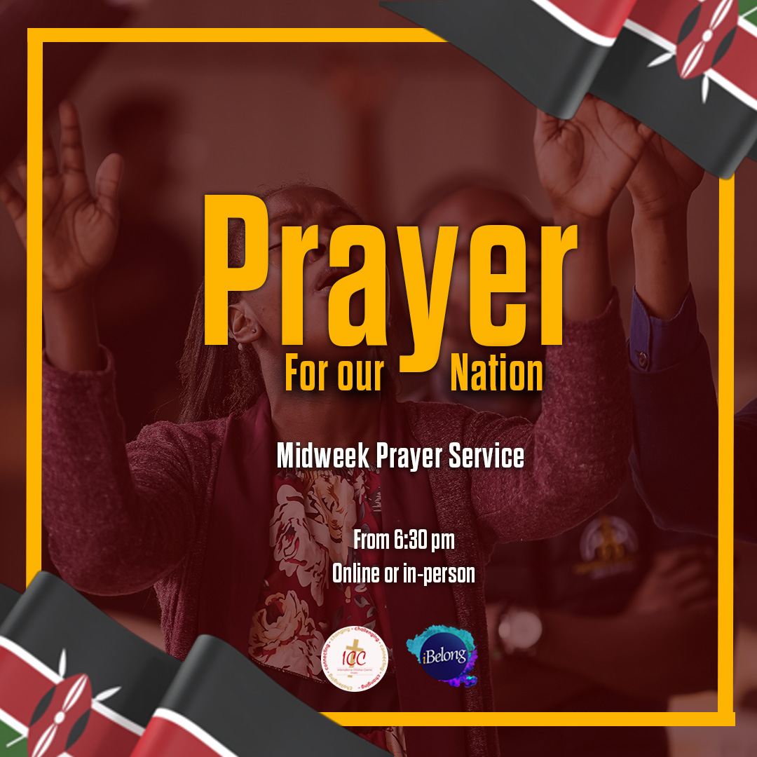 Today is midweek. Come join us for a time of prayer from 6:30 pm as we continue to pray for our nation. Invite a friend and see you for our midweek prayer service. 

#MidweekService
