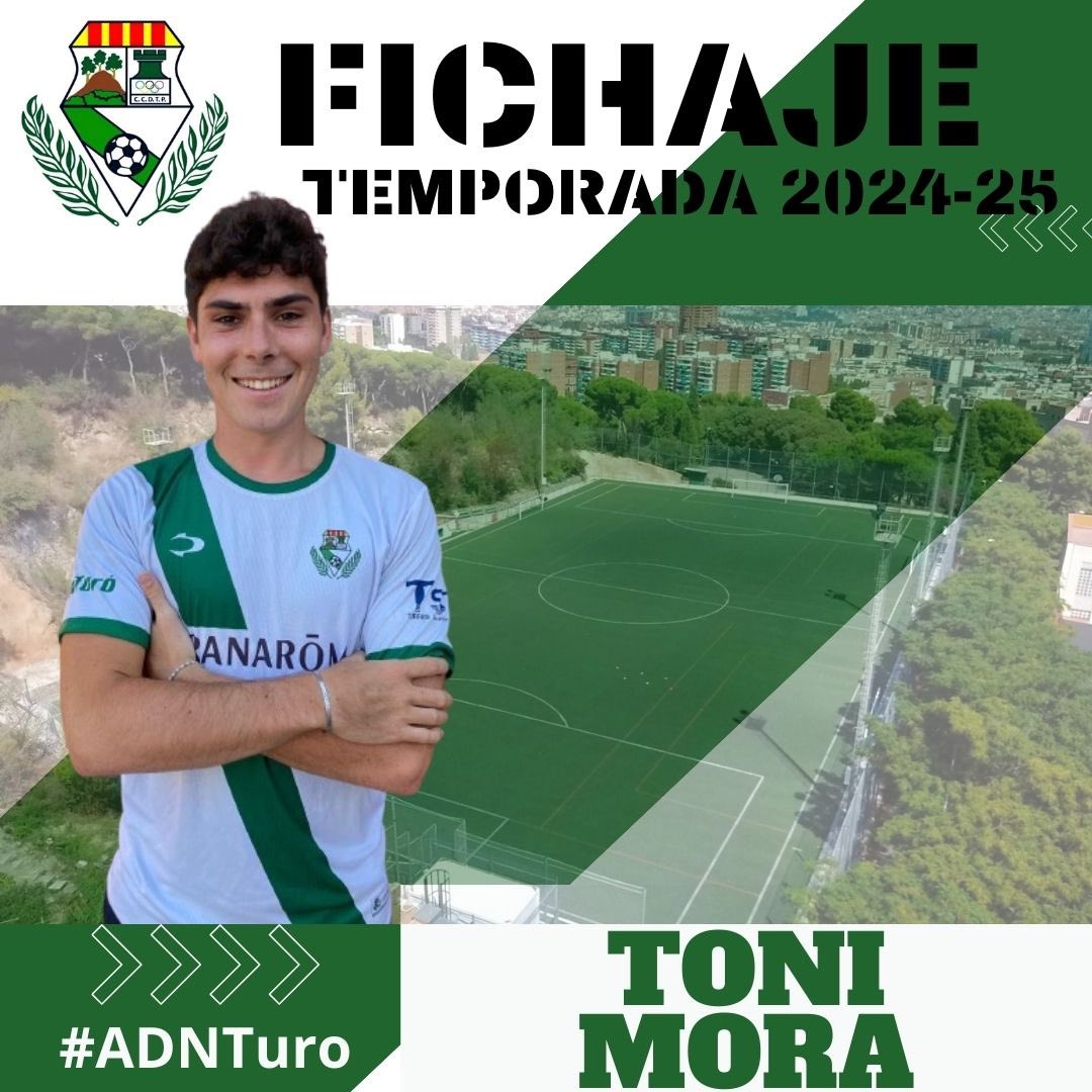 [PRIMER EQUIPO]

✍️ FICHAJE 
TONI MORA

Toni se incorpora a la disciplina del primer equipo para apuntalar la zaga. Procedente del Vilanova y con un ascenso a Liga Elite.

¡ Gracias por la confianza en el proyecto deportivo !

#ADNTuro💚