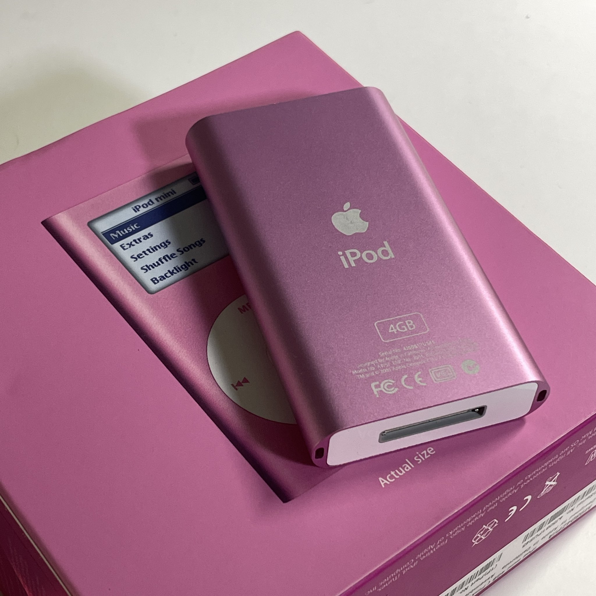 Apple iPod mini 4GB ピンク TESTED AND WORKING Apple iPod Mini Pink 1st Generation Model