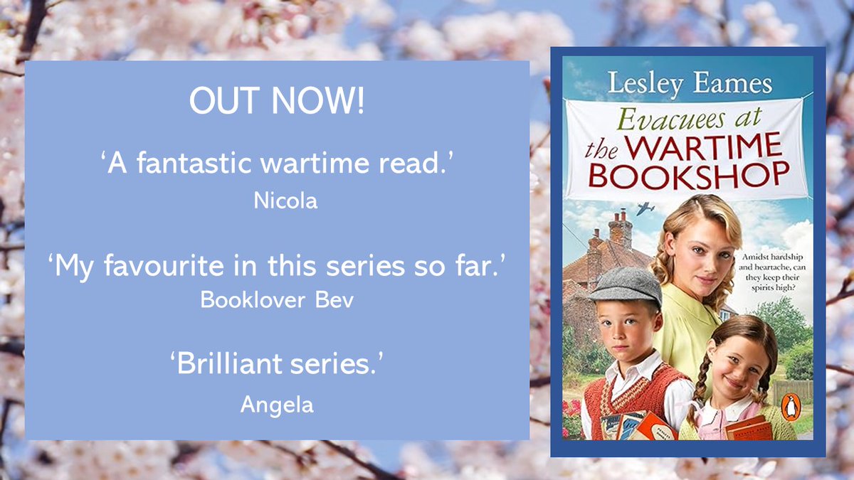 LesleyEames's tweet photo. OUT NOW! Paperback reduced to £5.50!

WWII is raging.  On the home front a country village has new arrivals. Will they fit in?

Available at W H Smith, Asda and online at Amazon, Kobo, Waterstones...

https://t.co/DPkThfZxEv

#book #Kindle #HistoricalFiction https://t.co/sm4XqmGhLz