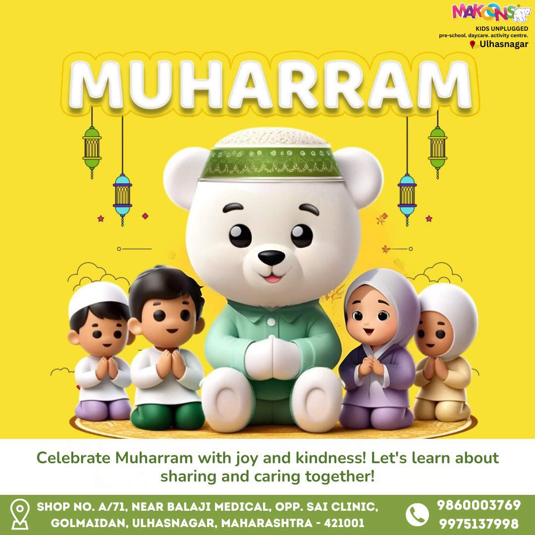 Makoonsulhasngr's tweet image. 🌙 Honoring the spirit of unity and reflection this Muharram season! 🕊️✨

.
.
📞 Call us at 9860003769. 
📍 Location: Shop No. A/71, near Balaji Medical, opp. Sai Clinic, Golmaidan, Ulhasnagar, Maharashtra 421001