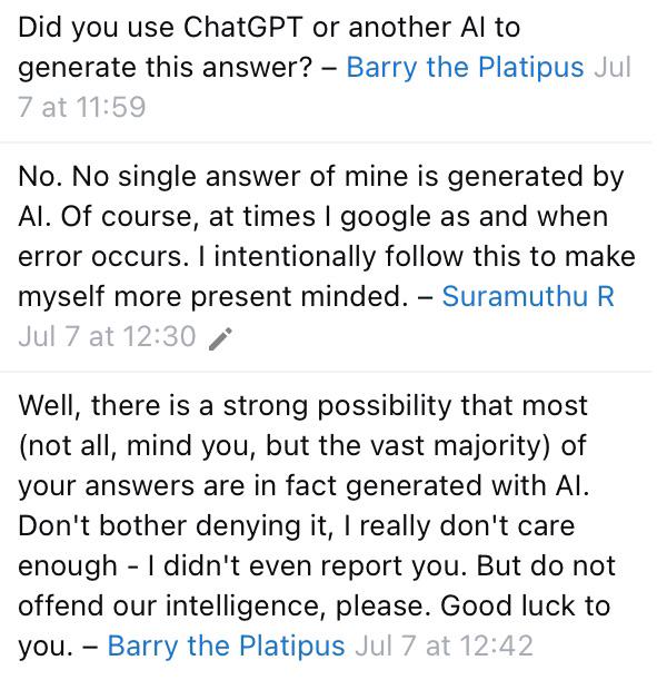 thedevwifhat's tweet photo. Daily Stack Overflow Conversation https://t.co/hbtgY06VVo