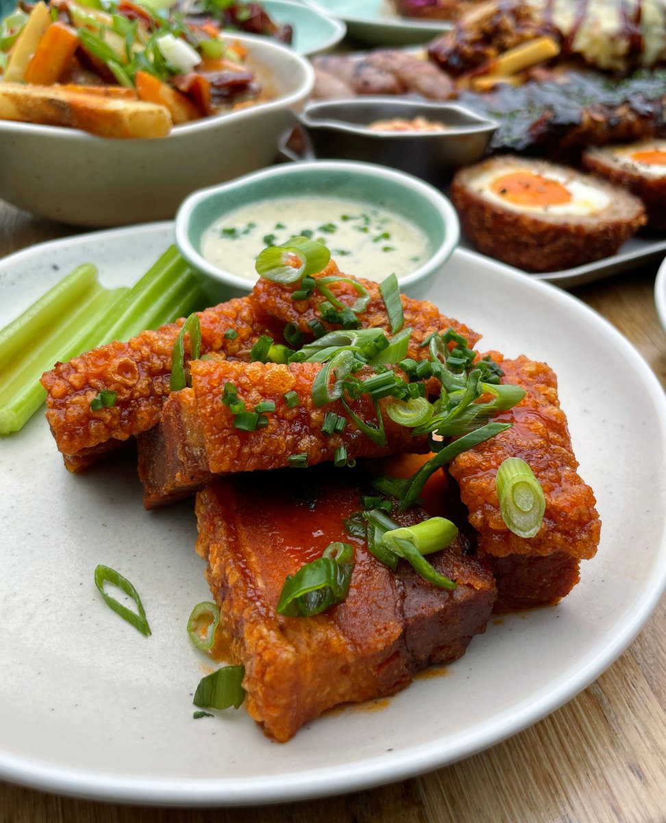 Wing Wednesday! 🪽

Looking to stray from the usual? Try our Buffalo Pig Wings. Crispy pork belly bites tossed in our buffalo hot sauce and served with a blue cheese ranch.

If you're visiting Pigsty, these are a non-negotiable. Trust us, you won't be disappointed!