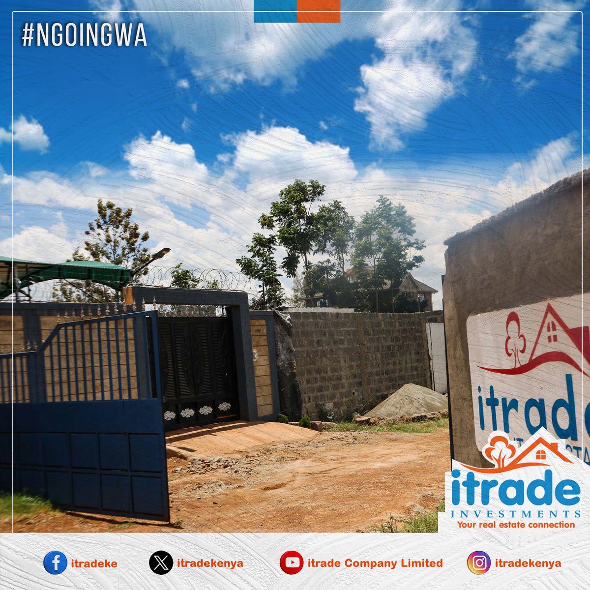 ItradeKenya's tweet photo. 𝐍𝐆𝐎𝐈𝐍𝐆𝐖𝐀 - 𝐊𝐄𝐒 𝟐.𝟓𝐌, 𝐆𝐚𝐭𝐞𝐝 𝐑𝐞𝐬𝐢𝐝𝐞𝐧𝐭𝐢𝐚𝐥 𝐏𝐥𝐨𝐭𝐬 𝐟𝐨𝐫 𝐒𝐚𝐥𝐞 🏡
✅ Get your titles within two weeks of completion
✅ Accessible all-weather roads.
✅ Pay a deposit of 10% the balance in 6 months
📞  𝟎𝟕𝟓𝟐 𝟏𝟎𝟎 𝟏𝟎𝟎
#GatedCommunity https://t.co/ZkS55nUQBe