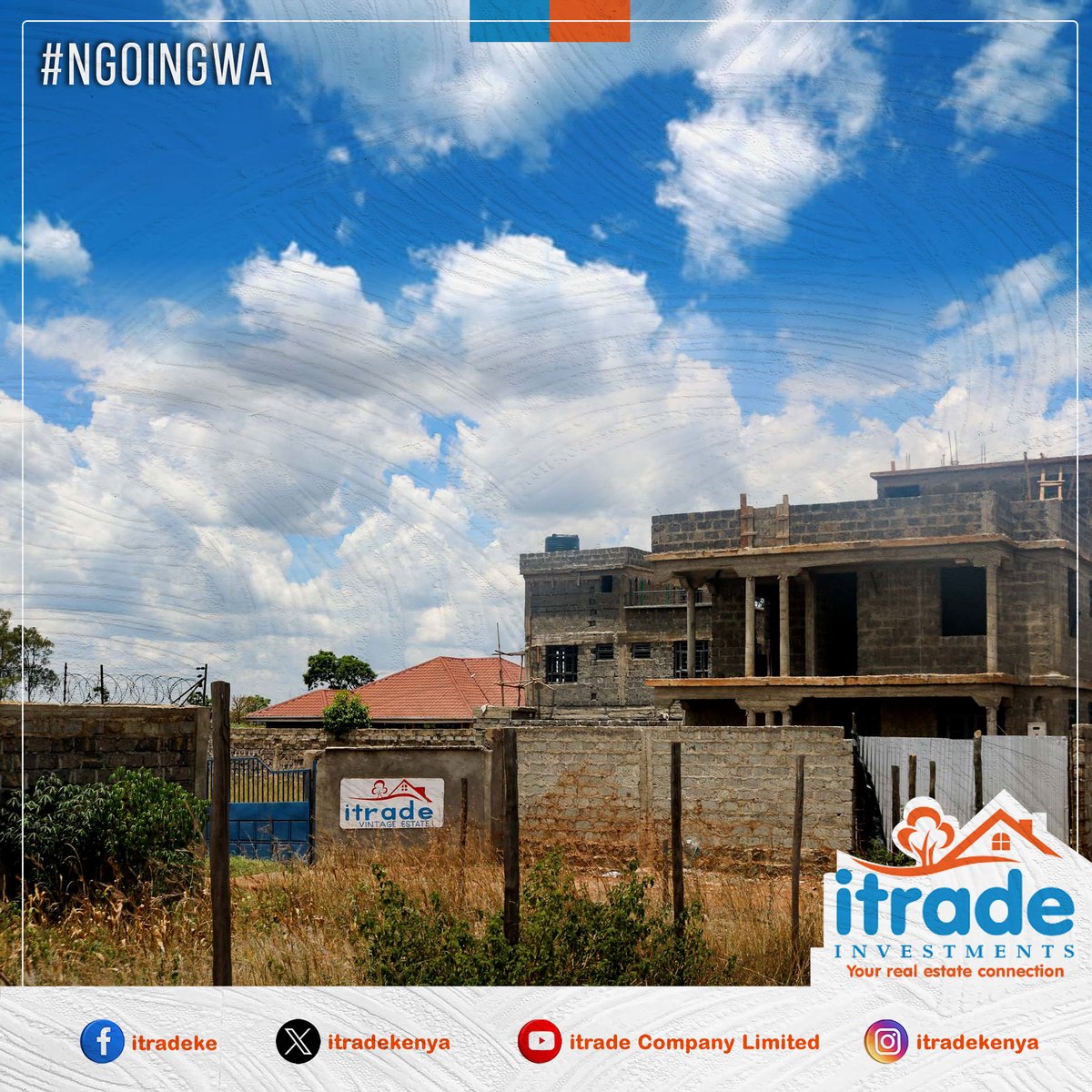ItradeKenya's tweet photo. 𝐍𝐆𝐎𝐈𝐍𝐆𝐖𝐀 - 𝐊𝐄𝐒 𝟐.𝟓𝐌, 𝐆𝐚𝐭𝐞𝐝 𝐑𝐞𝐬𝐢𝐝𝐞𝐧𝐭𝐢𝐚𝐥 𝐏𝐥𝐨𝐭𝐬 𝐟𝐨𝐫 𝐒𝐚𝐥𝐞 🏡
✅ Get your titles within two weeks of completion
✅ Accessible all-weather roads.
✅ Pay a deposit of 10% the balance in 6 months
📞  𝟎𝟕𝟓𝟐 𝟏𝟎𝟎 𝟏𝟎𝟎
#GatedCommunity https://t.co/ZkS55nUQBe