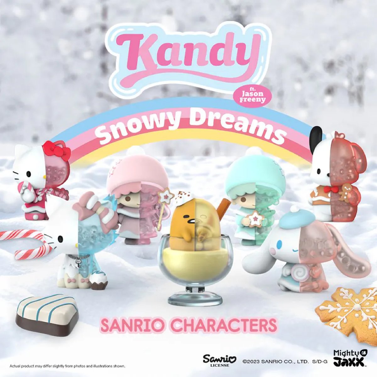 tomolifeau's tweet photo. 🌟 @MightyJaxx with their dreamiest series yet! 🌟

 ❄️𓏲*ੈ KANDY: SANRIO SNOWY DREAMS ✩‧₊˚🎐

🛒 Blind boxes are available at https://t.co/4jpv3K3BOb
🫧 Purchase in Singles or Trays of 6 (no repeats). 

#SANRIO #BLINDBOX #MIGHTYJAXX https://t.co/TzABHJ9gqn