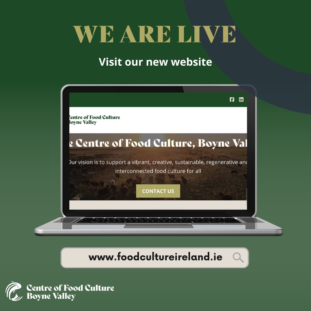 We're thrilled to announce the launch of our brand-new website: foodcultureireland.ie 🌐
Discover more about our initiatives, upcoming events, news and Samhain Festival of Food &amp; Culture.
Visit foodcultureireland.ie today and learn more!
#FoodCultureIreland #BoyneValley