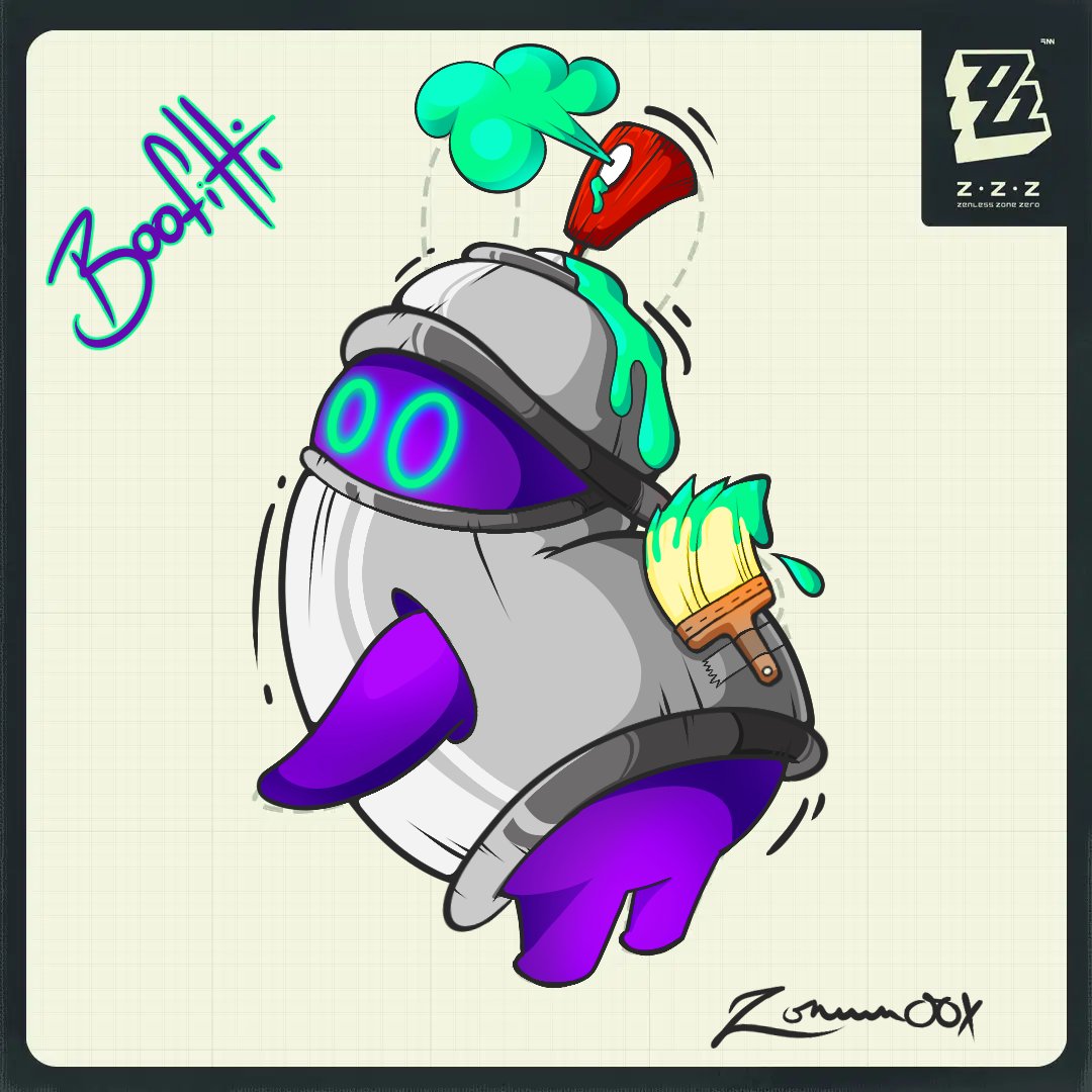 zonum00X's tweet photo. Meet Boofitti! #zzzero #DIYbangboo https://t.co/6omymtYnxi