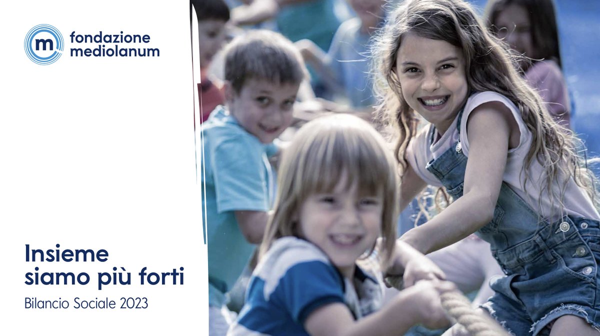 Si chiama "Insieme siamo più forti" ed è il nuovo Bilancio Sociale di #FondazioneMediolanum, con i progetti, le storie e i protagonisti del 2023.  
📙 Sfoglialo qui: fmed.it/bs-2023
Buona lettura!