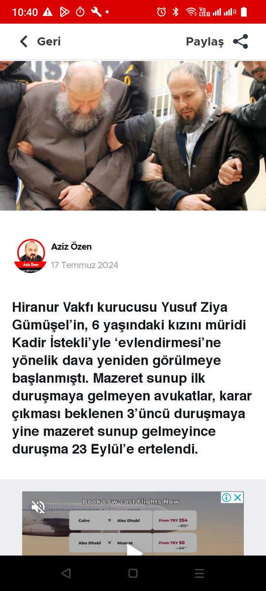 Tarikatın iyisi kötüsü, masumu suçlusu yok. Tarikat tarikattır