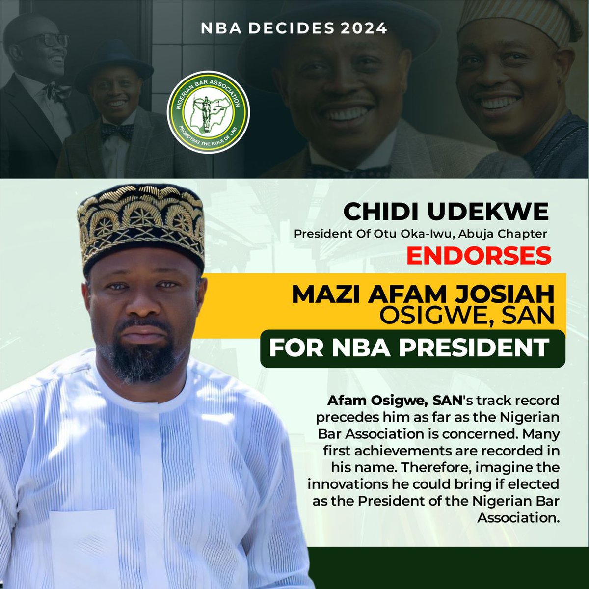 Vote <a href="/afamosigwe/">AFAM OSIGWE</a> For NBA President ✨✨✨✨