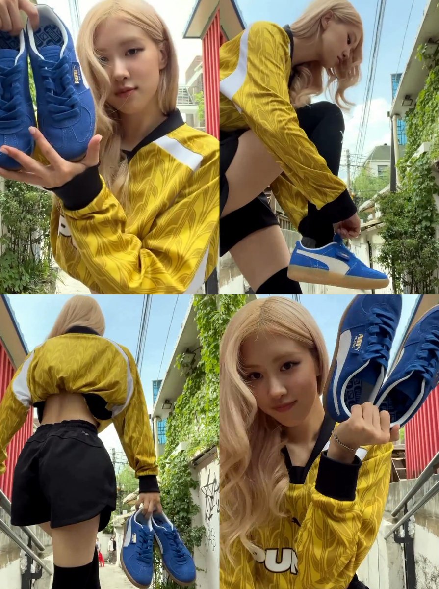 ForeverRoseanne's tweet photo. ROSÉ is killing it in Puma's new global campaign. She's looking so amazing 😭🔥! 

#PUMAxROSÉ #ROSÉ #로제 https://t.co/G3dfyRIVaO
