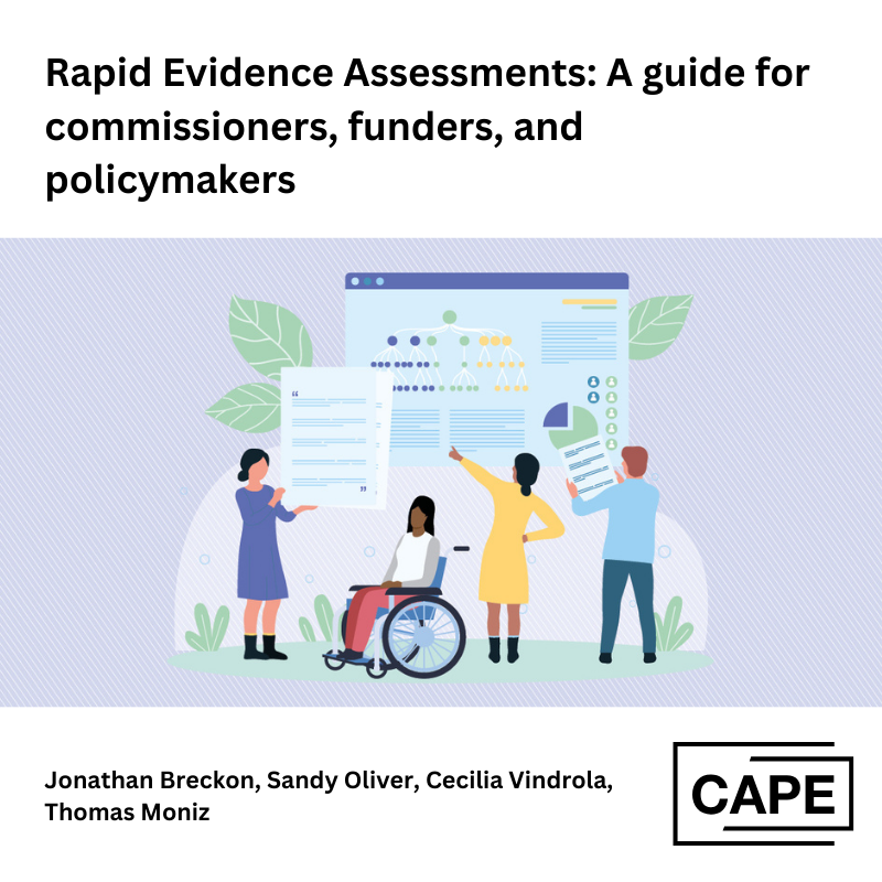 Do you face an urgent policy decision and need a quick overview of research to boost confidence in your decision? 

Consult our guide to find out how to commission a Rapid Evidence Review: bit.ly/rapid-evidence…

Produced for CAPE in collab with <a href="/POST_UK/">POST (UK Parliament)</a> <a href="/ippouk/">International Public Policy Observatory</a> <a href="/RREALwork/">RREAL</a>