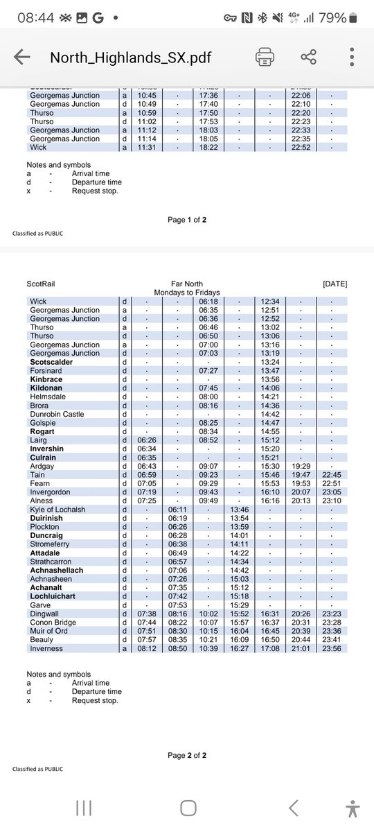 GTrainman's tweet photo. @ScotRail Buuuut....hold on! Just checked your app &amp; website. According to them neither the 0656 from Elgin or the 0802 from Wick are shown, yet both are running today!
Clarity? The current Mrs TrainmanG can't second guess what you're running and now must drive in. https://t.co/7NRuLfi3kA