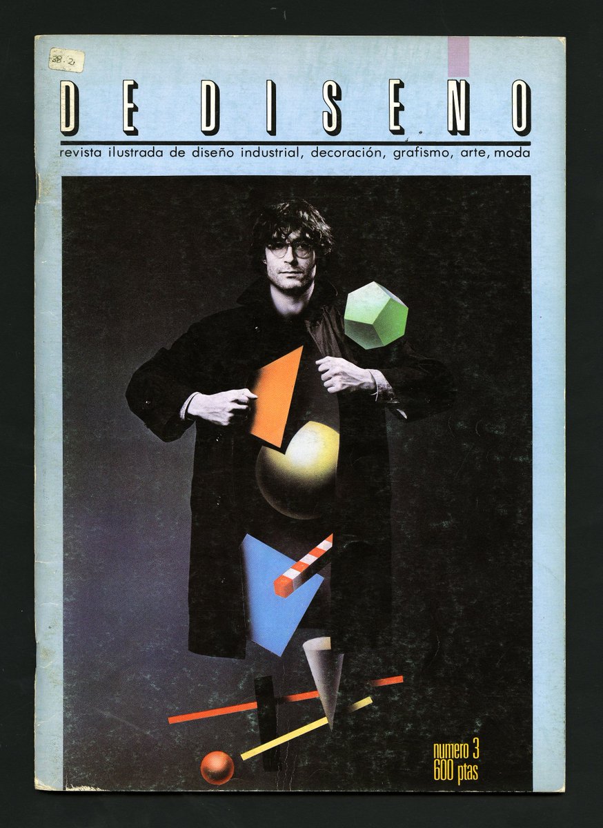 dissenydoc's tweet photo. #7dies7cobertes de #DeDiseño
📆3/7
Núm. 3 (1985)
Coberta: Autoretrat de #Peret
De les nostres #revistesdedisseny
De nuestras #revistasdediseño
From our #DesignMagazines
#7days7covers #coverdesign #disseny #diseño #design #dissenyindustrial #dissenygràfic #moda #art https://t.co/JegFdO3G4v