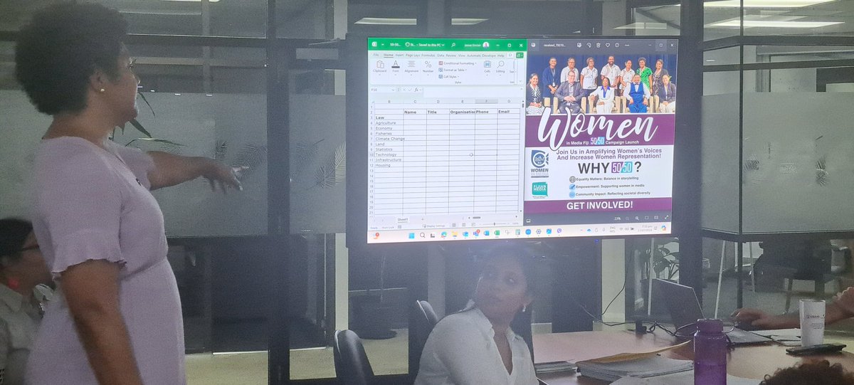 WiMFiji's tweet photo. Thrilled to launch our 50-50 Project! We're building a database of women experts for newsrooms. Women experts, we need you! Let's elevate women's voices together! #50_50Project #WIMFiji #EmpowerWomen #TheAsiaFoundation #PowerUp https://t.co/2S2FCEBkoc