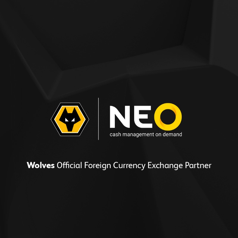 Wolves's tweet photo. Welcoming @getneonews, our Official Foreign Currency Exchange Partner 🤝