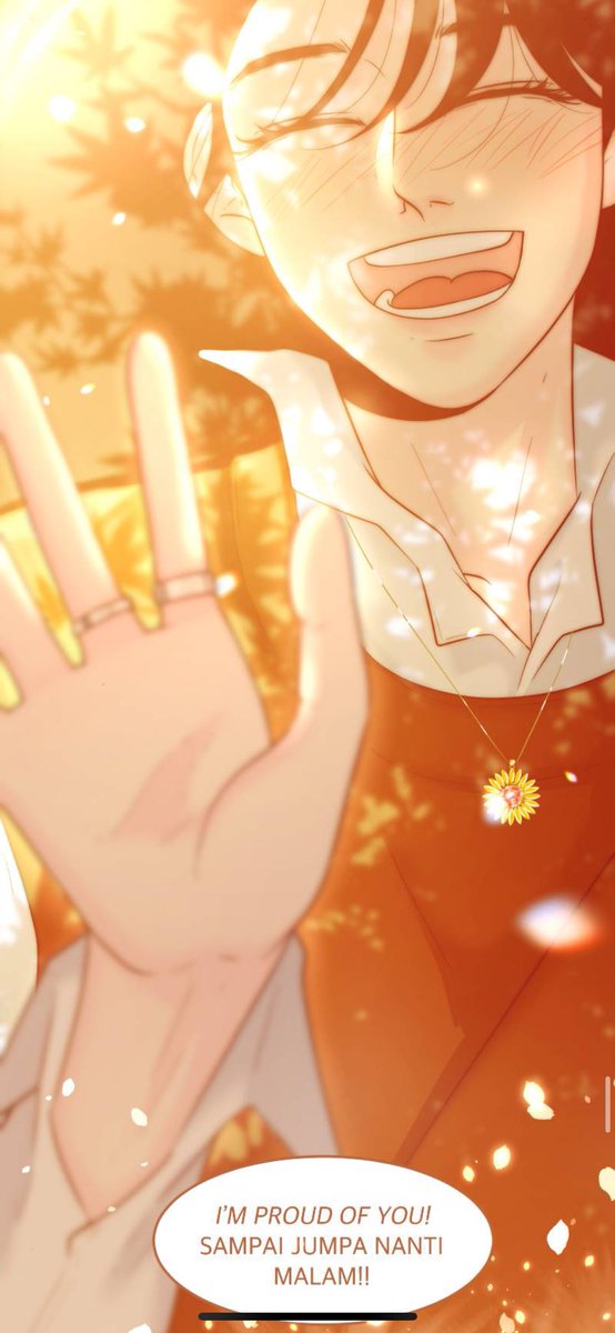 AmabelEmillavta's tweet image. Dulu selalu ngebayangin gimana ya rasanya kalau Tweening tamat, but here we are!

Sudah 2 tahun aja! Beli koin pakai akun baru untuk screenshot ini 😮‍💨
Aku tulis dialognya begini untuk perpisahan Caroline ke pembaca juga, blends so well for good morning messages with Nathan!