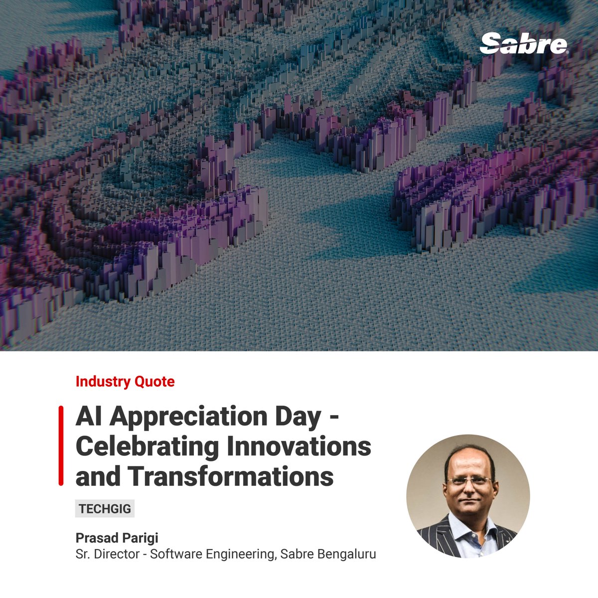 On AI Appreciation Day, Prasad Parigi was among the several IT leaders who shared their insights into AI's revolutionary impact on the IT industry, for an industry story that appeared on <a href="/techgigdotcom/">TechGig</a>.

Read the full story here: bit.ly/3YpvXH5

#AI #GenAI #TWMTH