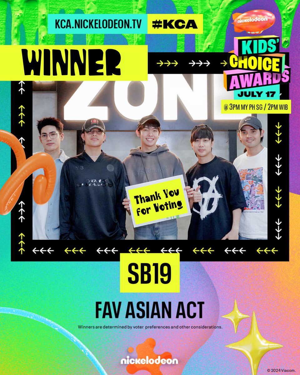 buttercup_atin's tweet photo. 💫 The glow up that matters 💫

SB19 WON AT NICKELODEON
@SB19Official #SB19
#SB19WinsKidsChoiceAwards https://t.co/7D2BLFXdgw